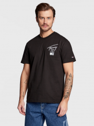 MAGLIA T SHIRT MAGLIE UOMO TOMMY JEANS DM0DM15854 COTONE NER