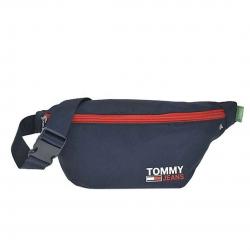 BORSA MARSUPIO UOMO TOMMY JEANS AM0AM07501 COTONE BLU ORIGIN