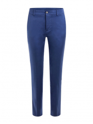 PANTALONE PANTALONI DONNA GUESS W3RB01WF510 COTONE BLU ORIGI