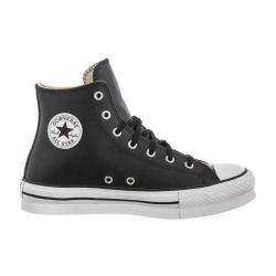 SCARPE SNEAKERS DONNA CONVERSE CTAS A02485C PELLE NERO ORIGI