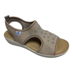 SCARPE SANDALO SANDALI DONNA FLYFLOT 55 G02 LB BEIGE ORIGINA