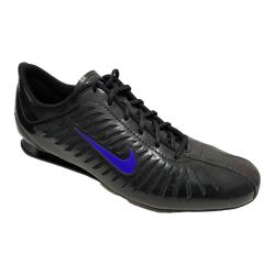 SCARPE SNEAKERS DONNA NIKE SHOX 324852 ECO PELLE NERO ORIGIN