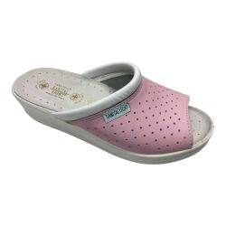 SCARPE CIABATTE PANTOFOLE DONNA SANITAL LIGHT 1251 PELLE ROS