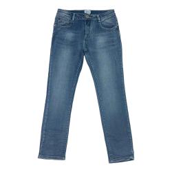 PANTALONE JEANS PANTALONI RAGAZZO YOURS AY9390 COTONE 81 BLU