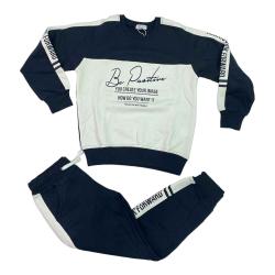 COMPLETO TUTA FELPA PANTALONE RAGAZZO YOURS AY9508 COTONE 31