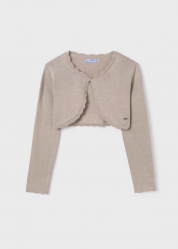 MAGLIA CARDIGAN RAGAZZA MAYORAL 00332 332 COTONE 79 BEIGE OR