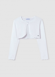 MAGLIA CARDIGAN RAGAZZA MAYORAL 00332 332 COTONE 80 BIANCO O