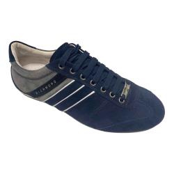 SCARPE SNEAKERS CASUAL UOMO RICHMOND 8300 PELLE BLU ORIGINAL
