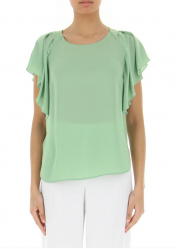 MAGLIA BLUSA DONNA DIANA GALLESI 2217R002613N 05 VERDE ORIGI