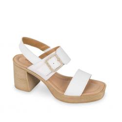 SCARPE SANDALO SANDALI DONNA VALLEVERDE 32471 ECO PELLE BIAN