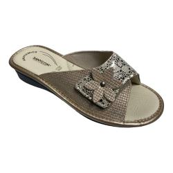 SCARPE CIABATTE DONNA SANYCOM ORIETTA 91 F ECO PELLE PLATINO