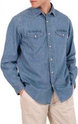 CAMICIA CAMICIE JEANS UOMO ROY ROGERS MARTIN RRU400CG340102 