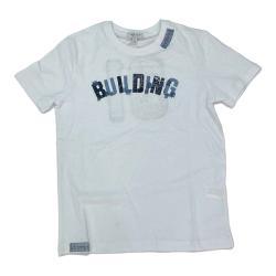 MAGLIA T SHIRT MAGLIE RAGAZZO YOURS BY696 COTONE 300 BIANCO 