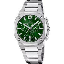 OROLOGIO CRONOGRAFO UOMO JAGUAR J1025 2 43 VERDE ACCIAIO ORI