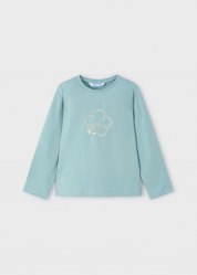 MAGLIA T SHIRT MAGLIE BAMBINA MAYORAL 178 00172 52 VERDE ORI