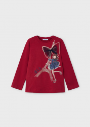 MAGLIA MAGLIE BAMBINA MAYORAL 4063 04063 24 ROSSO ORIGINALE 