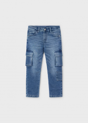 PANTALONE PANTALONI JEANS BAMBINO MAYORAL 4534 04534 34 BLU 