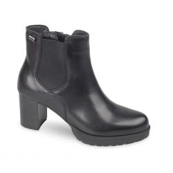 SCARPE TRONCHETTO DONNA VALLEVERDE 49360 PELLE NERO ORIGINAL