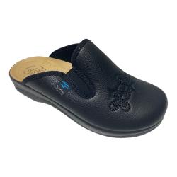 SCARPE PANTOFOLE CIABATTE DONNA FLY FLOT LANA 81 Q55 2B NERO