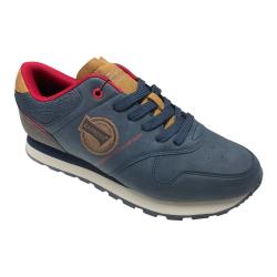SCARPE SNEAKERS UOMO CARRERA CAM12103N ECO PELLE 3860 BLU OR