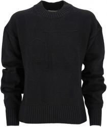 MAGLIA MAGLIONE DONNA CALVIN KLEIN JEANS J20J224224 COTONE N