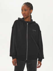 MAGLIA FELPA FELPE DONNA CALVIN KLEIN JEANS J20J223533 NERO 