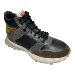 SCARPE SNEAKERS UOMO POLLINI NORWOLK SB15084G0HUL700A PELLE 