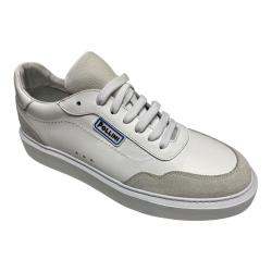 SCARPE SNEAKERS UOMO POLLINI FXL SB1515XX1H99999A PELLE BIAN