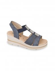 SCARPE SANDALI SANDALO ZEPPA DONNA VALLEVERDE 55581 BLU ORIG