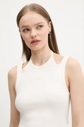 MAGLIA TOP MAGLIE DONNA TOMMY JEANS DW0DW20325 COTONE BEIGE 