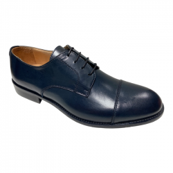 SCARPE DERBY CERIMONIA UOMO CAMPANILE 152 PELLE BLU ORIGINAL