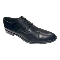 SCARPE DERBY CASUAL UOMO POLLINI PB10232C95ABR000 PELLE NERO