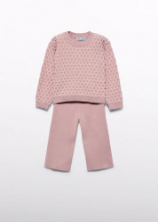 COMPLETO MAGLIONE PANTALONE NEONATA ABEL E LULA 5714 05714 R