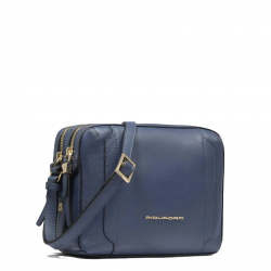 BORSA BORSE TRACOLLA DONNA PIQUADRO BD4870W92 PELLE BLU ORIG