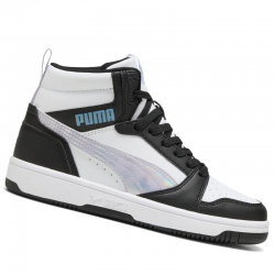 SCARPE SNEAKERS RAGAZZA PUMA REBOUND V6 402768 ECO PELLE 02 