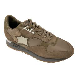 SCARPE SNEAKERS UOMO ATLANTIC STARS DRAC 01 D09 PELLE BEIGE 