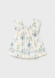 ABITO VESTITO NEONATA MAYORAL 1992 01992 COTONE 94 BLU ORIGI