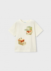 T SHIRT MAGLIA BAMBINO MAYORAL 3078 03078 COTONE 72 PANNA OR