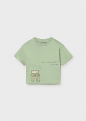 T SHIRT MAGLIE MAGLIA NEONATO MAYORAL 1005 01005 15 VERDE OR