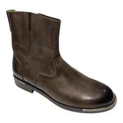 SCARPE STIVALETTI STIVALE DONNA BRECOS CAMBR100 PELLE MARRON