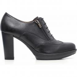 SCARPE TRONCHETTO DONNA NERO GIARDINI ORIGINALE A616400D PEL