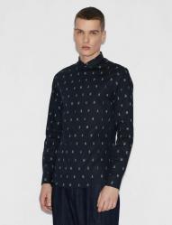 CAMICIA CAMICIE UOMO AX ARMANI EXCHANGE 3GZC25 ZNEAZ COTONE 