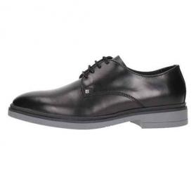 SCARPE CASUAL UOMO GUESS FM4HE1LEA13 PELLE NERO ORIGINA