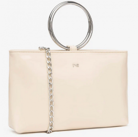 BORSA POCHETTE DONNA NERO GIARDINI E644129D PELLE 711 B