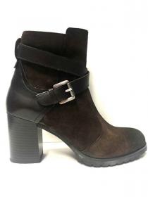 SCARPE TRONCHETTO DONNA GEOX ORIGINALI D74SUA PELLE MAR