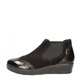 SCARPE CASUAL DONNA ENVAL SOFT 69500 PELLE NERO INGLESE