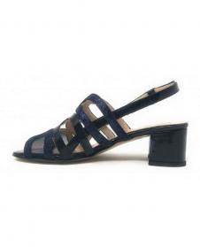 SCARPE SANDALO TACCO DONNA ENVAL SOFT 3298311 PELLE BLU ORIGINALE PE 2020