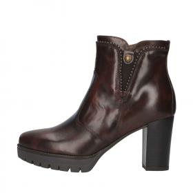 SCARPE TRONCHETTO TACCO DONNA I014112D NERO GIARDINI PELLE 300 MORO AI 2021