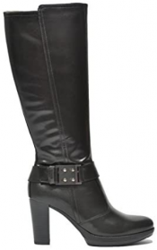 SCARPE STIVALE TRONCHETTO DONNA NERO GIARDINI A513761D 