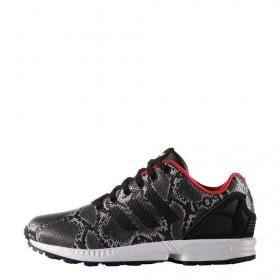 SCARPE SNEAKERS DONNA ADIDAS ZX FLUX B35310 PELLE NERO 
